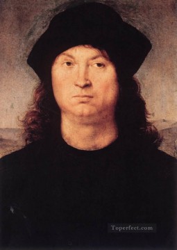  hombre Lienzo - Retrato de un hombre maestro renacentista Rafael